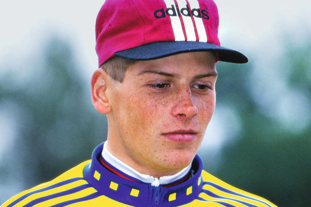 Ulle is Duits kampioen in de wegwedstrijd van 1994 in Bonn.