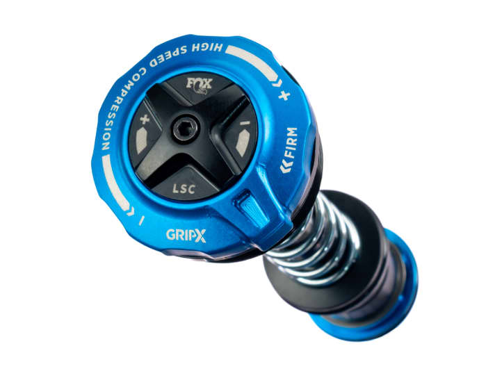 Grip X: Als je de blauwe HSC-aanpassing sluit, kom je in de platformmodus.